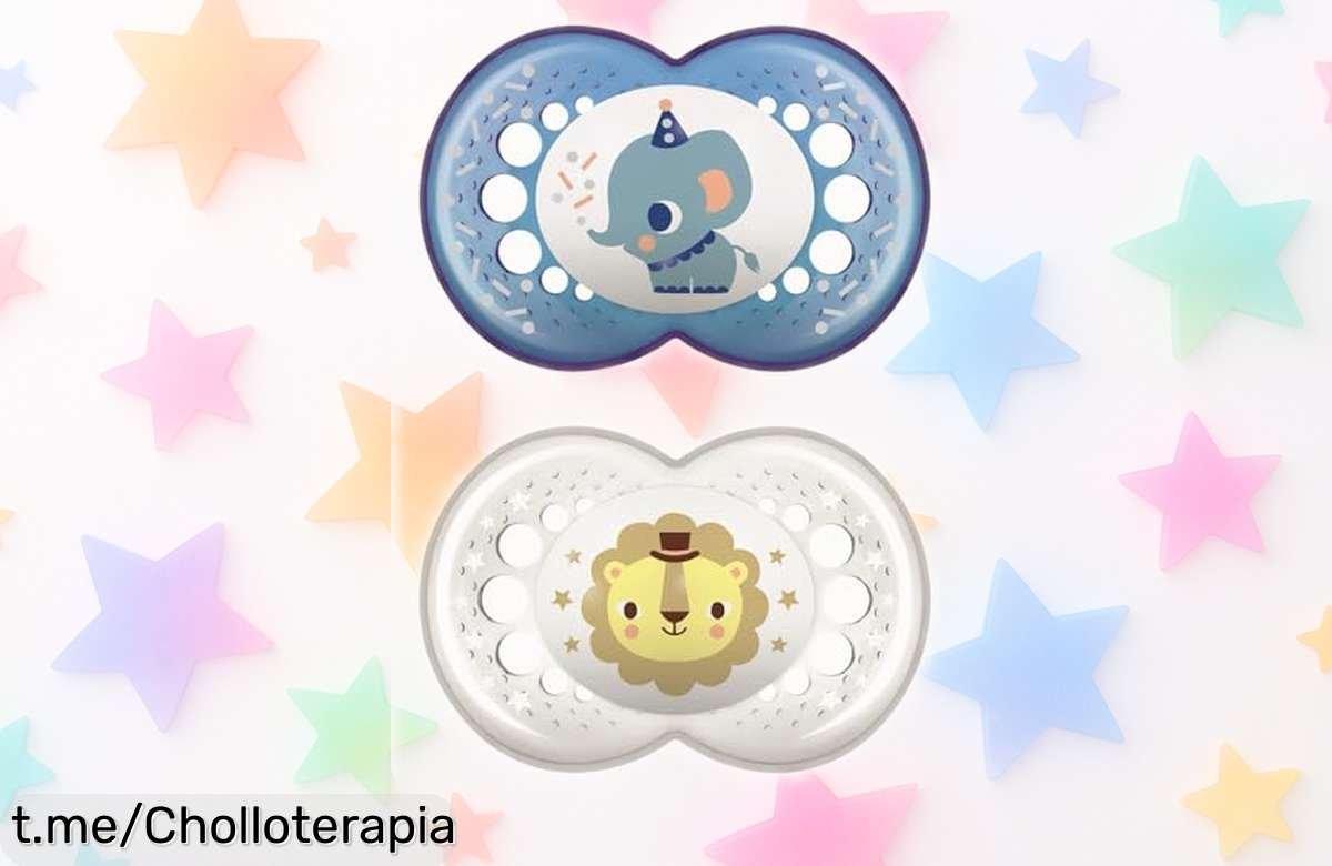 Chupete MAM para bebés desde 16 meses, pack de 2 unidades a precio rebajado: cuida la sonrisa de tu peque con este super chollo autoesterilizable ¡Únete y llévatelo ya!