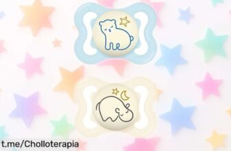 Chupete MAM que brilla en la oscuridad: ¡pack de 2 a precio rebajado! Regala sonrisas a tu bebé con este super chollo que no te puedes perder.