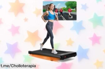 Cinta de correr inteligente para casa y oficina, oferta limitada: potente y silenciosa, perfecta para moverte sin molestias. ¡No dejes escapar este super chollo que te activa ya!