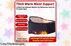 Cinturón de soporte lumbar con imán que alivia el dolor al instante, ahora rebajado en una oferta limitada. ¡No esperes más y siente la diferencia ya!