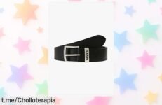 Cinturón unisex Levi’s en negro de material premium a precio rebajado, ideal para dar ese toque especial a tu look. ¡No te lo pierdas, oferta limitada que no se repite!
