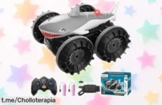 Coche teledirigido anfibio 4WD con sensor de gestos y luces LED a un precio rebajado, ¡no pierdas la oportunidad de vivir diversión sin límites para toda la familia!