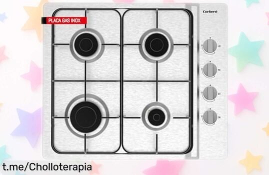 Cocina de 4 fuegos con potencia increíble y seguridad total a un precio rebajado que no podrás creer; este ofertón vuela, ¡hazte con ella antes de que se acabe!