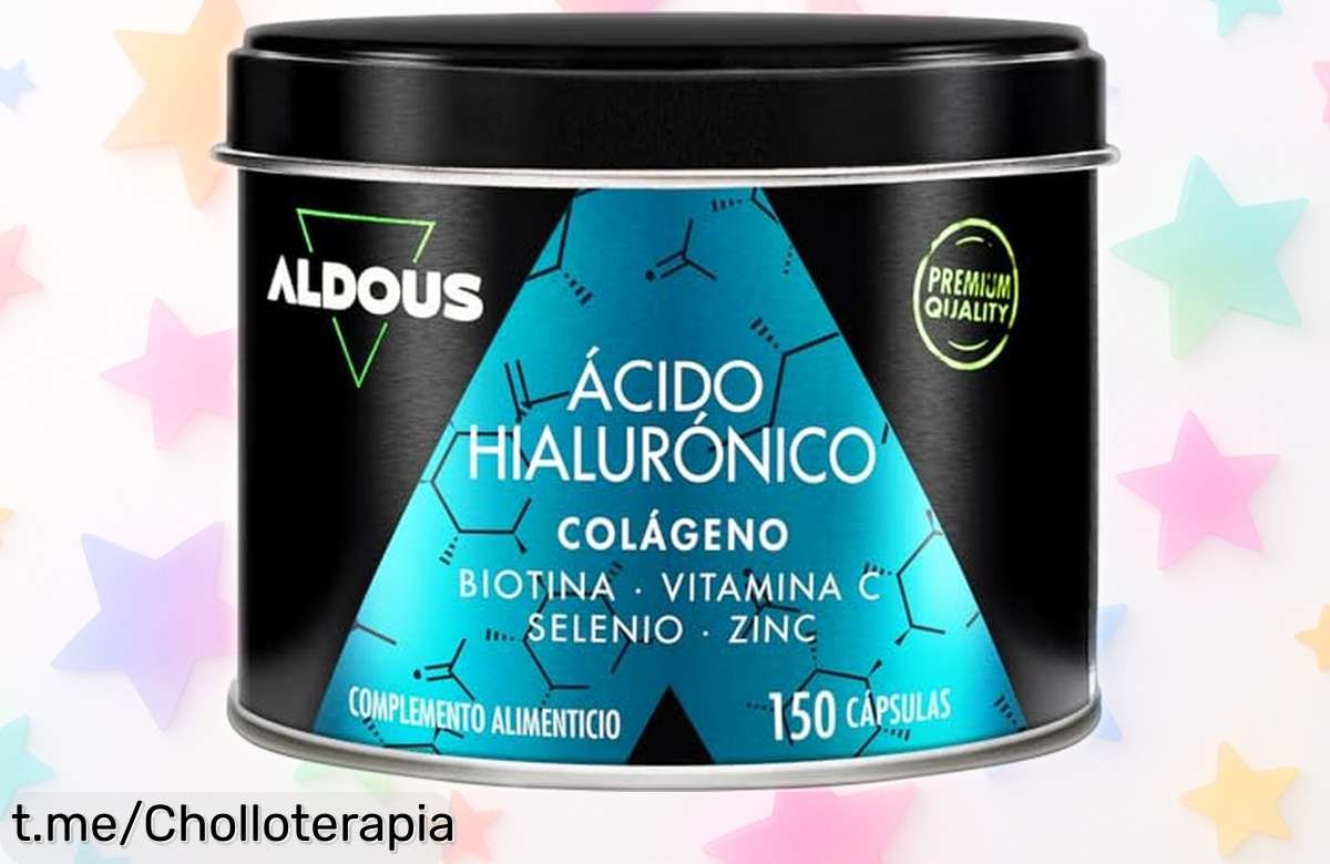 Colágeno hidrolizado con ácido hialurónico y vitaminas: ¡precio rebajado increíble para una piel radiante y cabello fuerte! No te lo pierdas, brilla ahora mismo.
