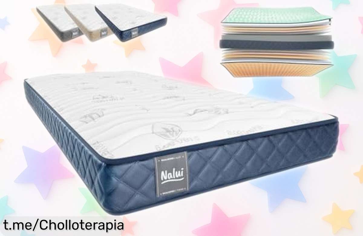 Colchón viscoelástico Don Descanso Mulhacen con doble cara y ventilación 3D a un precio rebajado irrepetible. ¡No dejes pasar este super chollo que cuida tu espalda y tus sueños!