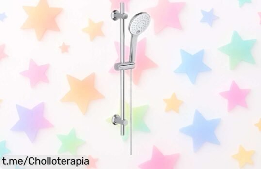 Columna de ducha cromada con tres tipos de chorro a precio loco, renueva tu baño y disfruta cada día como te mereces. ¡No dejes escapar esta oportunidad!