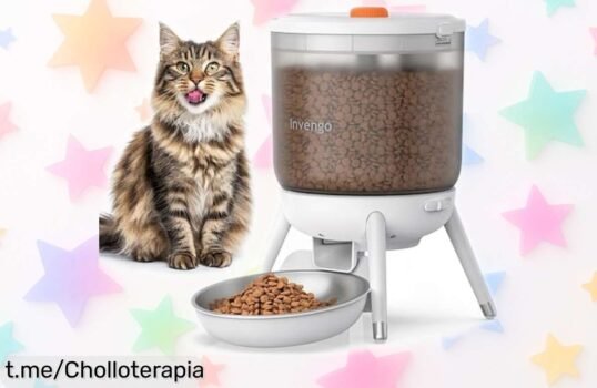 Comedero automático para gatos y perros pequeños, un super chollo con descuento brutal. ¡Aprovecha esta oferta limitada y dale a tu peludo el cuidado que se merece!