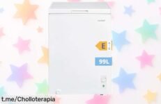 Congelador arcón Comfee' 99L súper silencioso y con cesta extraíble a precio rebajado, ¡planifica tus fiestas con frescura antes de que se agote!