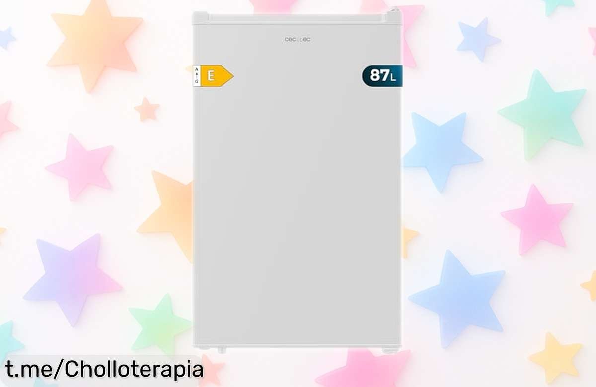 Congelador vertical sobremesa Cecotec de 87L, ¡super chollo con puerta reversible y diseño compacto! Corre antes que se agoten y guarda todo lo que quieras a un precio loco.