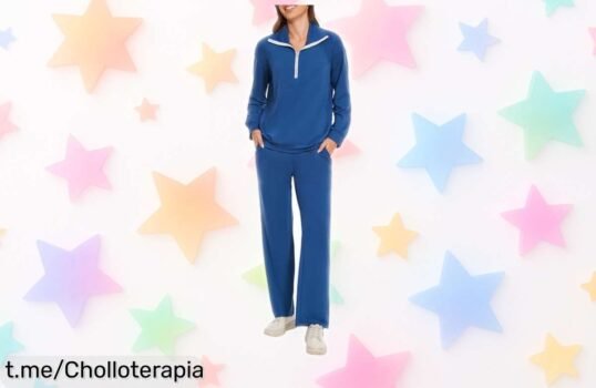 Conjunto de chándal Molirex para mujer en azul, rebajado a precio loco: ¡entrena con estilo y siente la diferencia! Corre que vuelan las unidades.