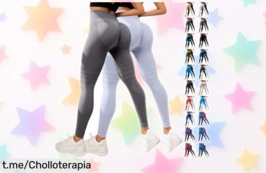 Consigue 2 mallas deportivas push up con bolsillo y cintura alta, ¡ofertón que no puedes dejar escapar! Dale a tus entrenamientos la energía que merecen.