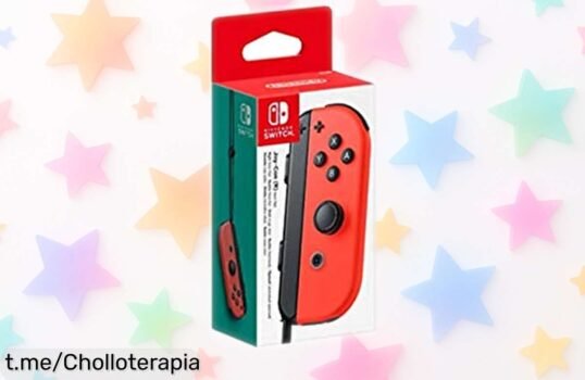 Controlador Nintendo JoyCon rojo neón: diseño brillante y duradero a precio rebajado para que disfrutes sin parar. ¡No dejes escapar la diversión, actúa rápido!