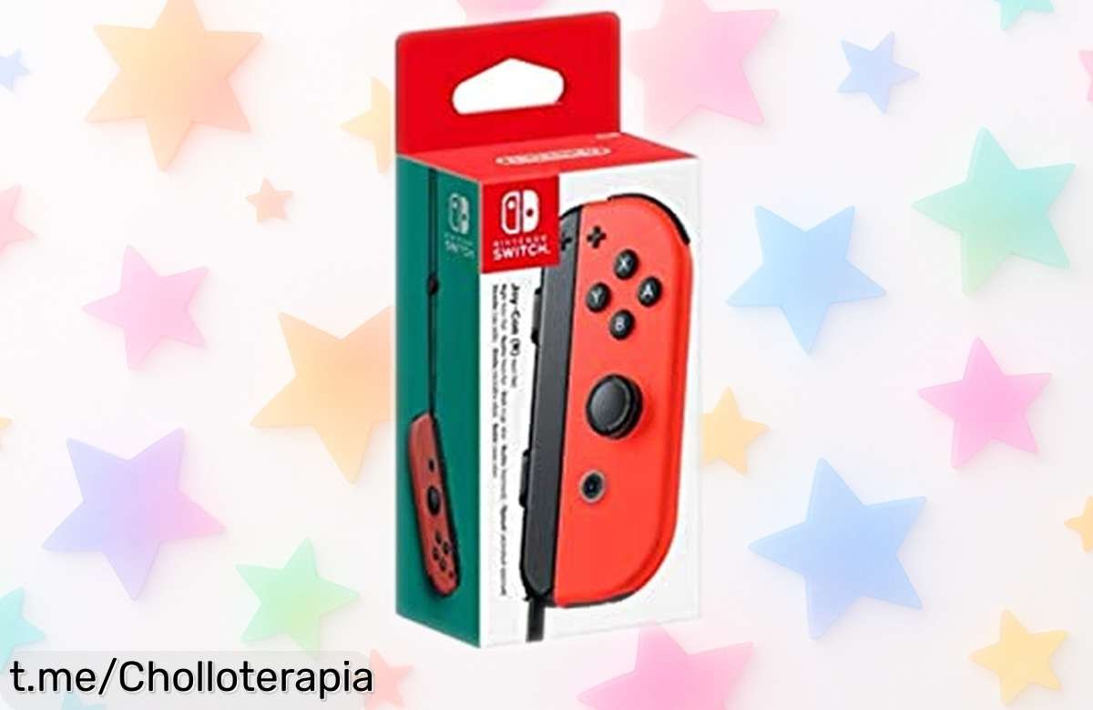 Controlador Nintendo Joycon derecho rojo neón, el super chollo que ilumina tus partidas y aguanta toda la acción ¡Consíguelo antes de que se agote!