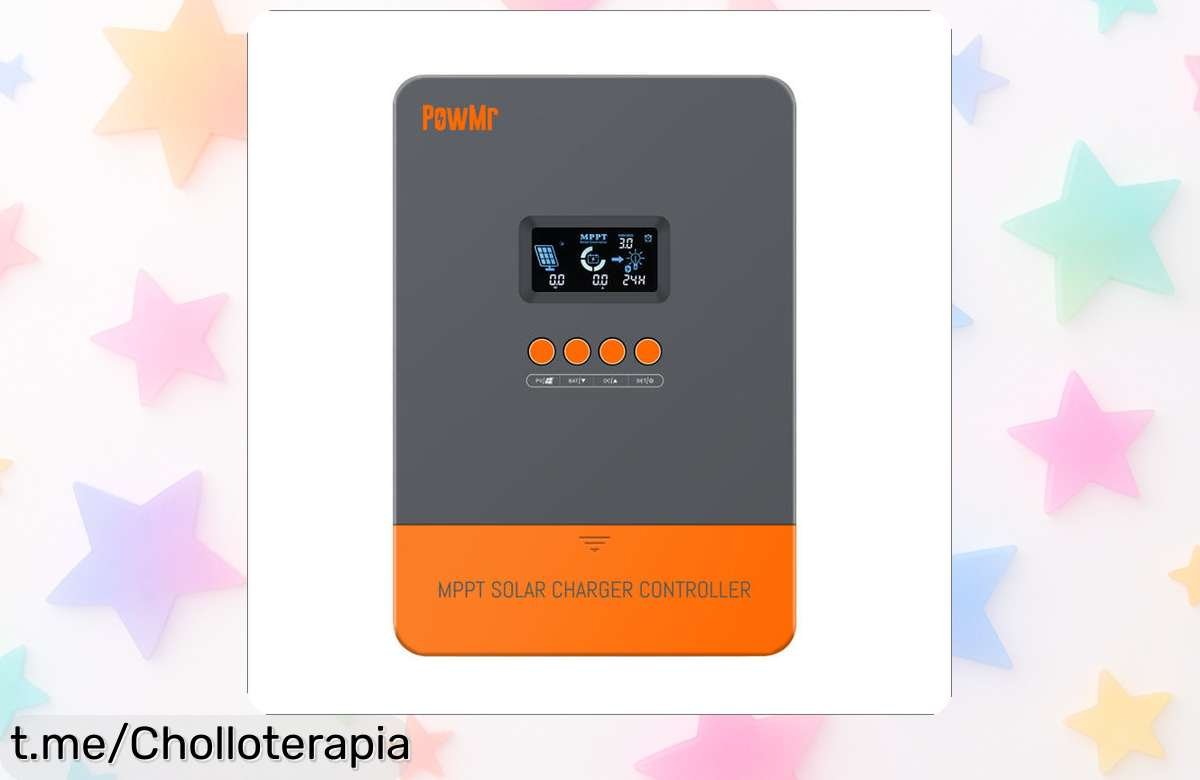Controlador de cargador solar PowMr MPPT 60A a precio rebajado: energía confiable que no puedes dejar escapar, ¡corre que vuelan y lleva el sol a tu hogar ya!