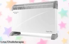 Convector potente Orbegozo con turbo a precio rebajado, calienta rápido y disfruta del confort que mereces. ¡No dejes escapar este super chollo antes de que se agote!