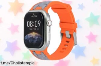 Correa de silicona dos tonos para iWatch, diseño moderno y resistente a precio rebajado; ¡dale vida a tu muñeca y sé el centro de todas las miradas! Corre antes de que se agoten.