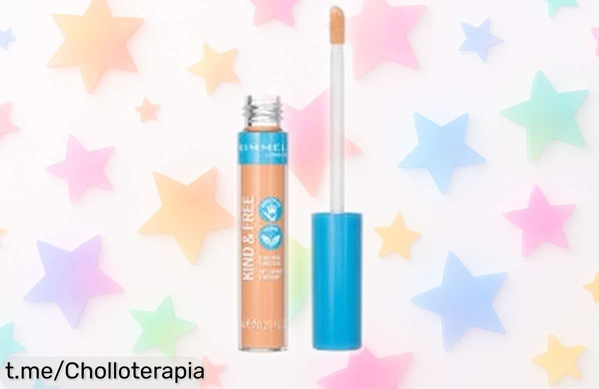 Corrector de maquillaje Rimmel London que oculta imperfecciones al instante con un precio rebajado, ¡luzca perfecta y segura antes de que se acaben!