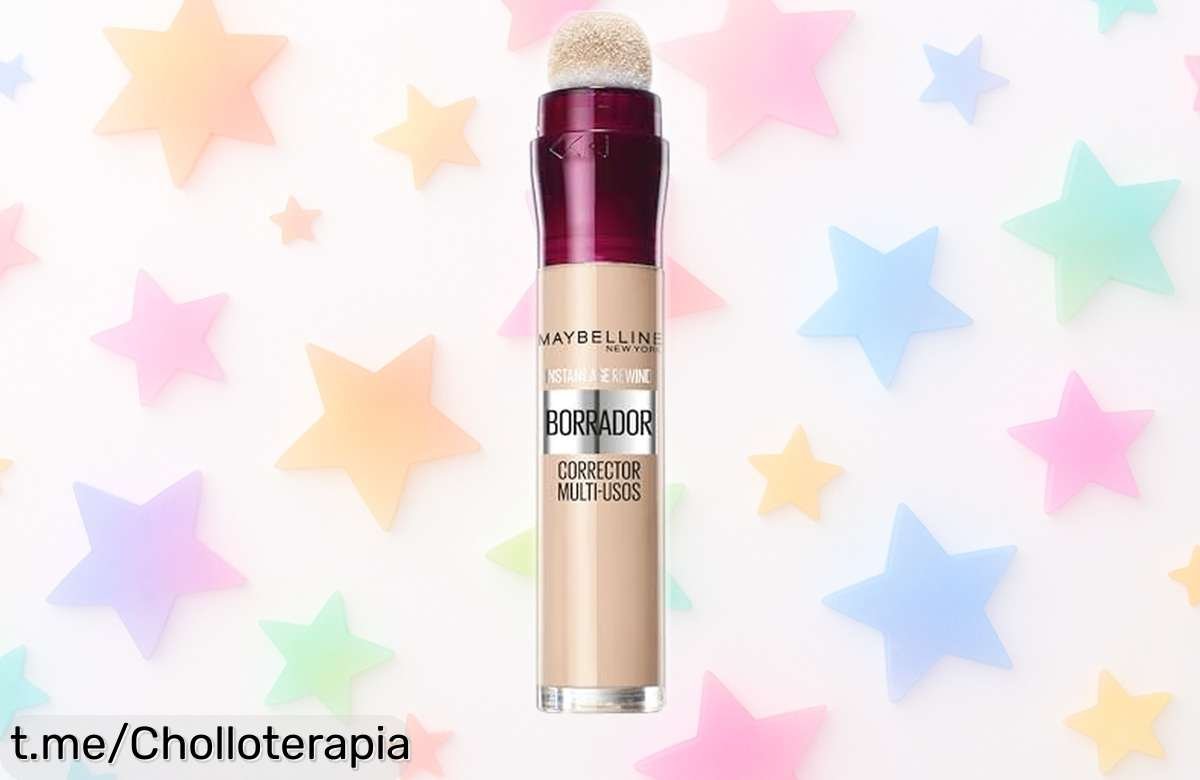 Corrector de ojeras Maybelline que oculta bolsas y manchas con bayas de Goji, ahora a un precio irresistible; ¡brilla con una mirada fresca antes que se agoten!