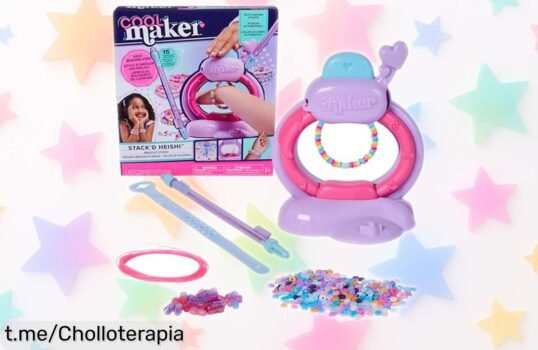 Crea pulseras increíbles con el kit Cool Maker, más de 1200 cuentas y sin nudos ¡Aprovecha esta oferta secreta antes de que se agote y disfruta momentos únicos!