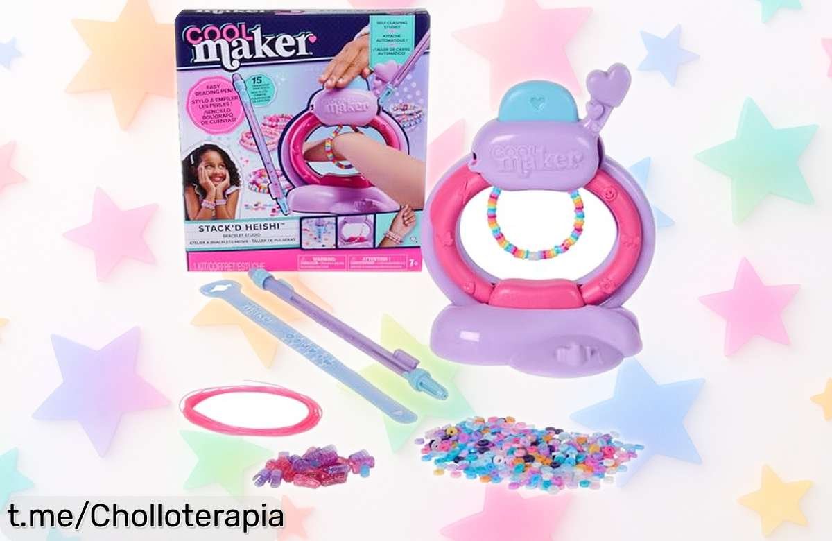 Crea pulseras increíbles con el kit Cool Maker, más de 1200 cuentas y sin nudos ¡Aprovecha esta oferta secreta antes de que se agote y disfruta momentos únicos!
