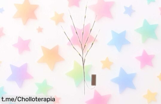 Crea un mágico ambiente con las luces de rama LED FRCOLOR: 20 bombillas flexibles a precio rebajado. ¡Haz que tus fiestas brillen y aprovecha este super chollo ya!