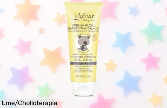 Crema facial reparadora Elifexir Baby Care: reducciones de rojeces en piel sensible, ahora a precio rebajado ¡No dejes que tu peque sufra más y siente el alivio ya!