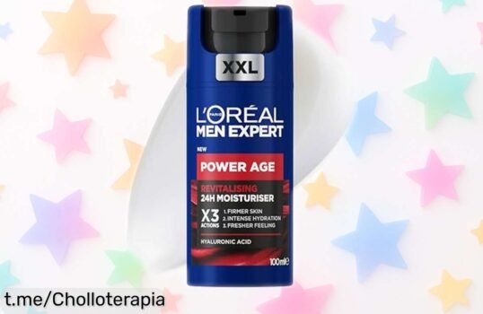 Crema hidratante L’Oréal para hombre que elimina arrugas y revitaliza tu piel seca, ¡descuentazo muy loco! No dejes pasar esta oportunidad de verte más joven y fresco ya.