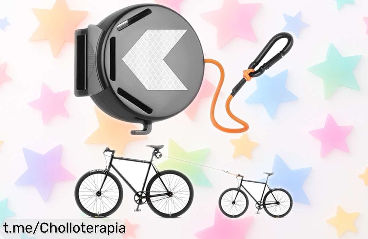 Cuerda de remolque para bici infantil Nefeeko: seguridad y diversión en cada pedaleo, ¡aprovéchate de esta rebaja increíble y regala aventuras a los peques ya!