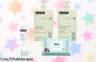 Cuidado total para bebé: Pack cosmética Suavinex con gel, leche hidratante y más a precio loco que hará sonreír a tu peque ¡Aprovecha este super chollo ahora!