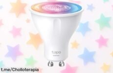 Dale vida a tu hogar con la bombilla inteligente Tapo GU10 LED a precio de chollo: ¡colores infinitos y control total! No dejes pasar esta oportunidad única para iluminar tus espacios.