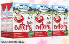 Deliciosa leche entera Central Lechera Asturiana en pack de 6x200ml, ahora a precio rebajado: ¡súper chollo que alegrará tus momentos! ¡No te quedes sin ella!