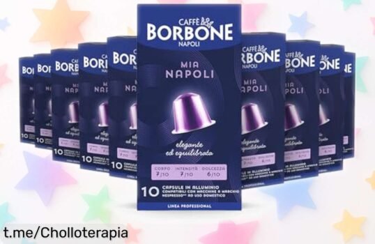 Deliciosas cápsulas de café Caffè Borbone a precio rebajado, 100 unidades que te harán sentir el auténtico sabor de Nápoles ¡No esperes más y disfruta un chollo irresistible en cada taza!