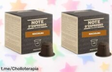 Deliciosas cápsulas de café intenso sabor avellana, compatibles Nespresso y hechas en Italia a un precio rebajado que no puedes dejar escapar. ¡Disfruta cada sorbo ya!