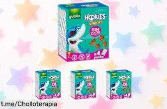 Deliciosas galletas sin gluten Gullón Hookies Mini Sharkies a precio rebajado, ¡aprovecha este super chollo saludable y elige cuidar de ti saboreando cada bocado!
