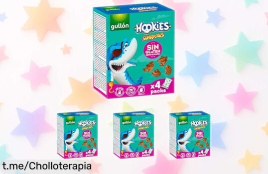 Deliciosas galletas sin gluten Gullón Hookies Mini Sharkies a precio rebajado, ¡aprovecha este super chollo saludable y elige cuidar de ti saboreando cada bocado!