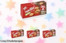 Deliciosas mini cookies rellenas de Nocilla con gotas de chocolate ¡su precio ha bajado y son el super chollo perfecto para compartir momentos irresistibles!