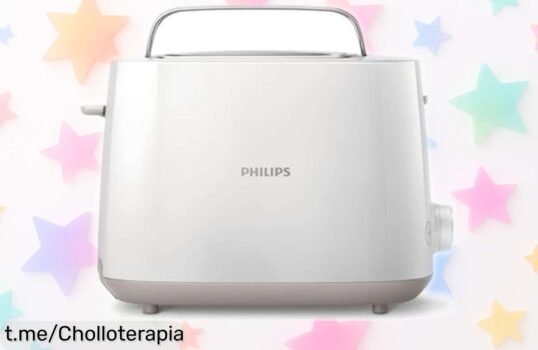 Deliciosas tostadas en segundos con la superbásica tostadora Philips: rebaja que vuela y cada desayuno se convierte en pura energía. ¡No dejes pasar este chollazo!
