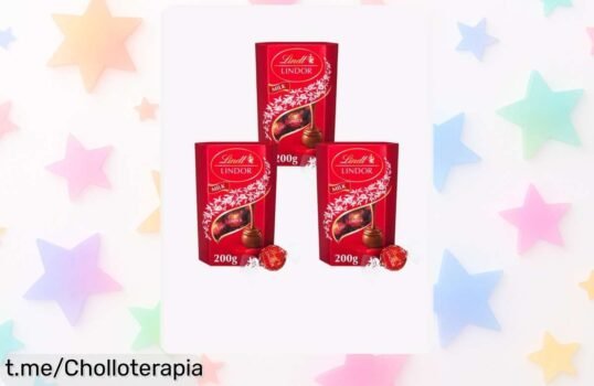 Delicioso pack de 3 Lindt LINDOR Cornet a precio rebajado, siente la cremosidad en cada bocado y no te pierdas este momento dulce que vuela ¡Hazte con él ya!