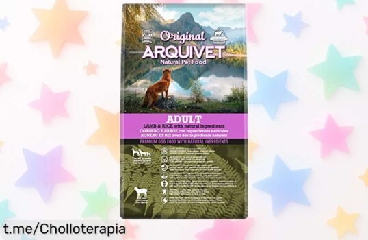 Delicioso pienso Arquivet para perros adultos, cordero y arroz. ¡Super chollo a precio rebajado que le dará brillo al pelaje de tu mejor amigo! Aprovecha antes de que se agote.