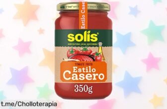 Delicioso tomate frito estilo casero Solís en frasco de cristal, ahora a un precio rebajado que no puedes dejar pasar; ¡es el momento perfecto para llevar el sabor auténtico a tu mesa!