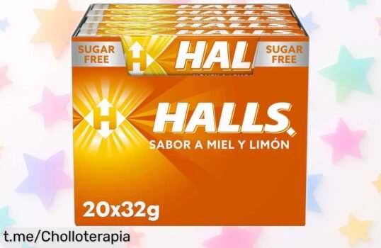 Deliciosos caramelos Halls con frescor extra fuerte en 20 sticks: ¡rebajados para disfrutar sabores únicos! Corre, que vuelan y este ofertón no se repite.