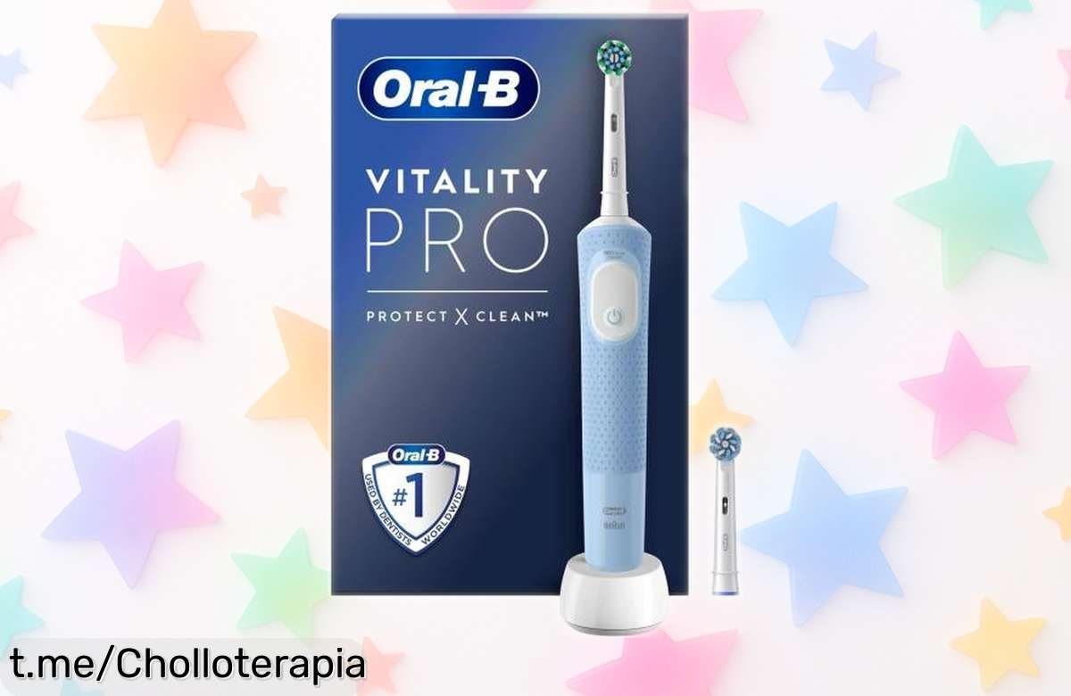 Descubre el cepillo eléctrico Oral-B Vitality y forma parte del super chollo que tu sonrisa merece, ¡aprovecha la oferta limitada y deslumbra con frescura ya!