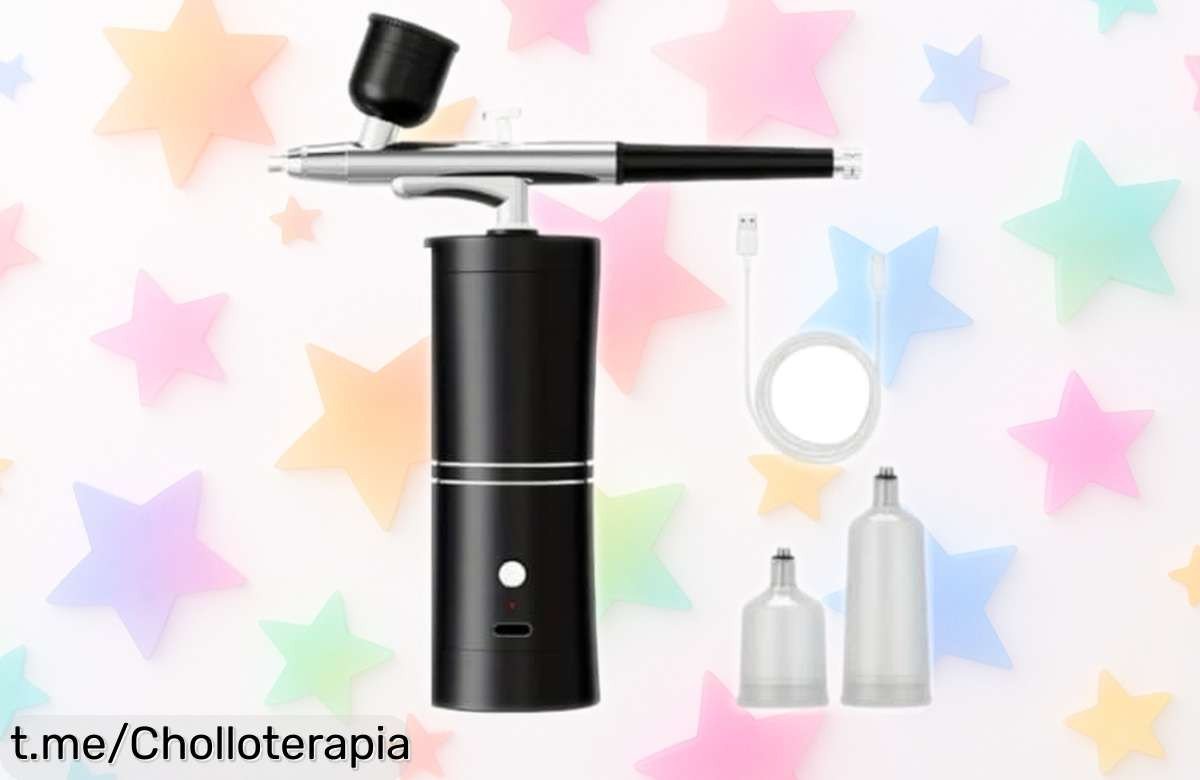 Descubre el increíble kit de aerógrafo con compresor para modelismo y uñas, ahora a precio rebajado: ¡dale vida a tus proyectos artísticos antes que se agote esta oferta única!