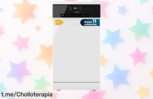 Descubre el lavavajillas independiente Cecotec de 45 cm: ¡un super chollo que te hará disfrutar de más tiempo libre, pero date prisa, esta oferta es única!