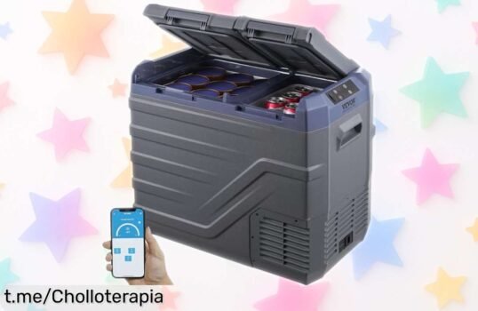 Descubre la increíble nevera portátil VEVOR de 39 L con doble zona: perfecta para el coche, casa o barco. ¡Aprovecha este chollazo y mantén todo fresquito sin perder tiempo!