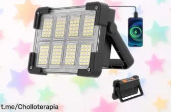 Descubre la luz LED recargable Ohayori, perfecta para cualquier aventura: 4 modos, carga solar y resistencia total al agua. No pierdas este chollo increíble que iluminará tus momentos especiales.