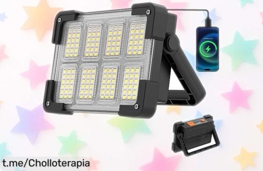 Descubre la luz LED recargable Ohayori, perfecta para cualquier aventura: 4 modos, carga solar y resistencia total al agua. No pierdas este chollo increíble que iluminará tus momentos especiales.
