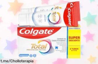 Descubre la pasta de dientes blanqueadora Colgate Total, el gran aliado para una sonrisa radiante y sana. ¡Aprovecha esta oferta rebajada por tiempo limitado y sonríe con confianza!