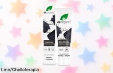 Descubre la pasta de dientes blanqueante Dr. Organic, eliminando placa y cuidando tus encías con un precio rebajado que no podrás creer ¡Aprovecha este ofertón limitado y luce tu mejor sonrisa!