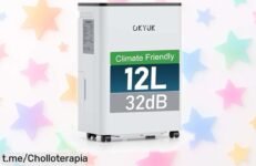 Deshumidificador 12L con indicador digital, precio rebajado que vuela: ¡transforma tu hogar en un oasis seco y fresco! Date prisa, esta oferta no espera a nadie.